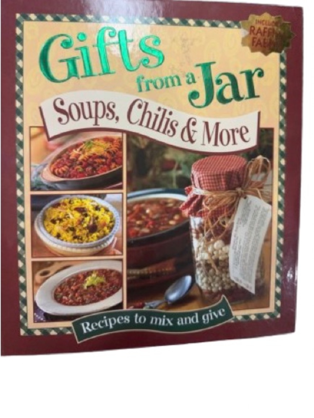 Gifts from a Jar Soups, Chilis & More Cookbook - Red